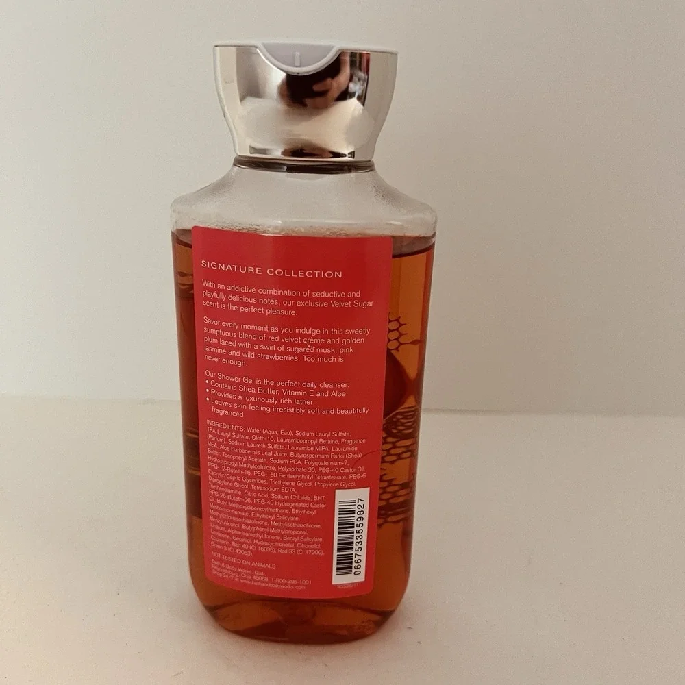 Bath & Body Works 10oz Velvet Sugar Shower Gel Shea & Vitamin E Body Wash